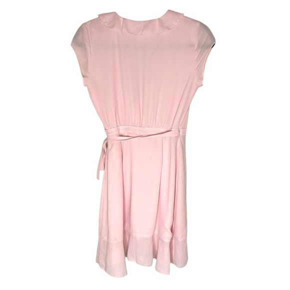 Aritzia Sunday Best Savoy Wrap Dress- Pink- Size 00 - Picture 5 of 10